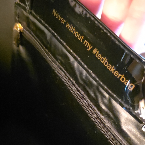 Ted Baker Glossy Black Tote with Bow 🖤💝 - Picture 12 of 16